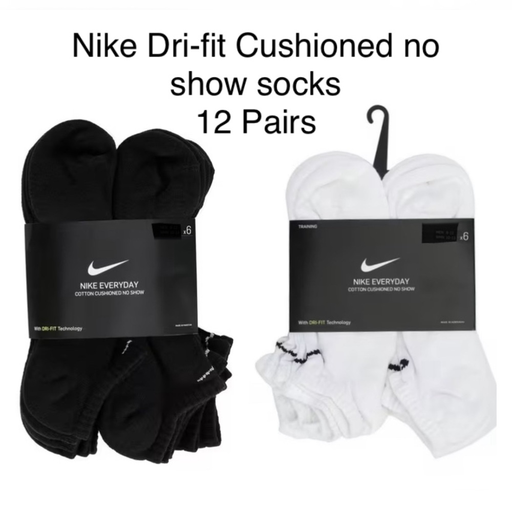 Nike dri fit no show socks